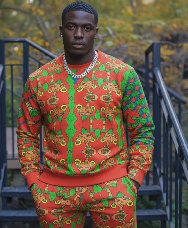 Strawberry Trippy Heaux Joggers