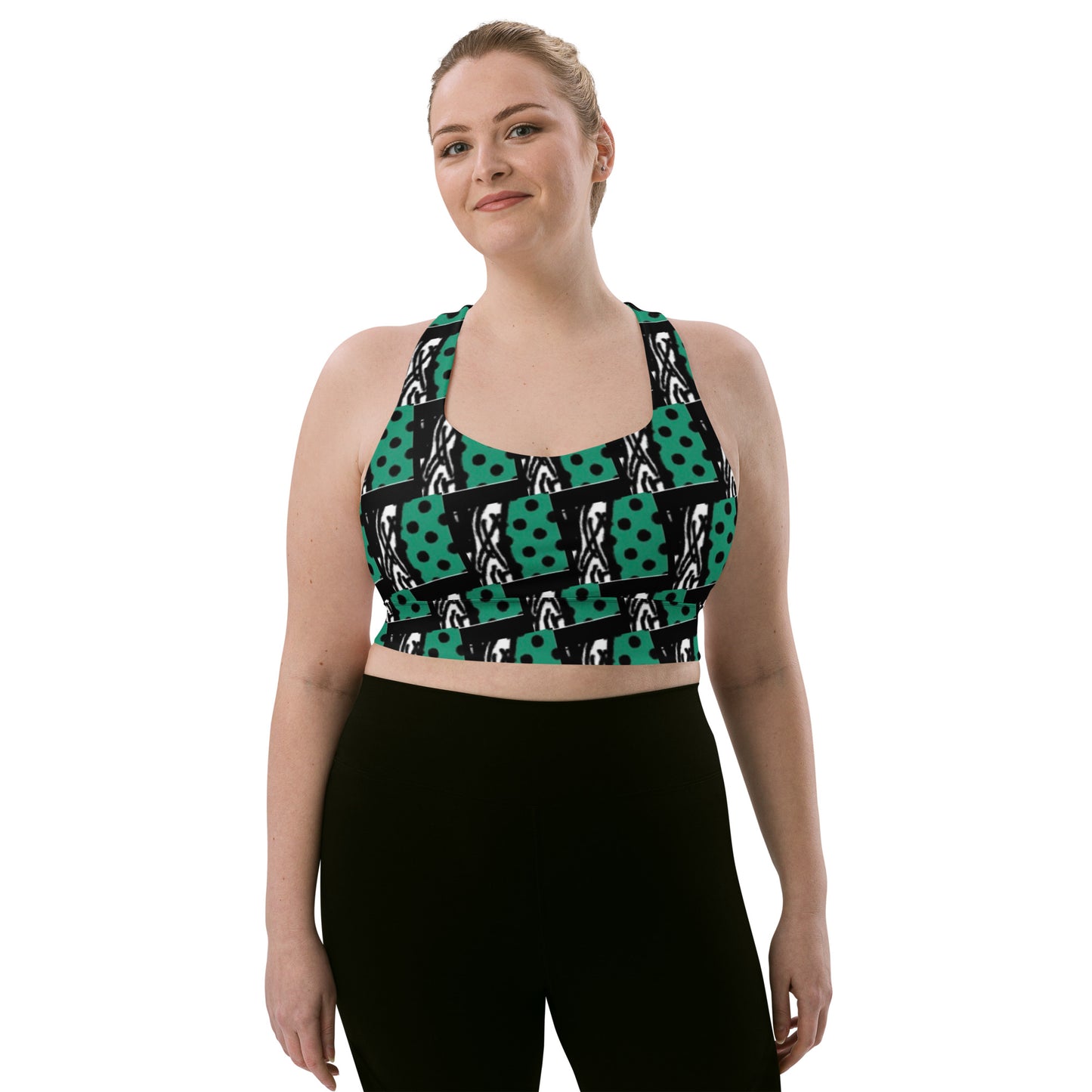 Dice Head sports bra