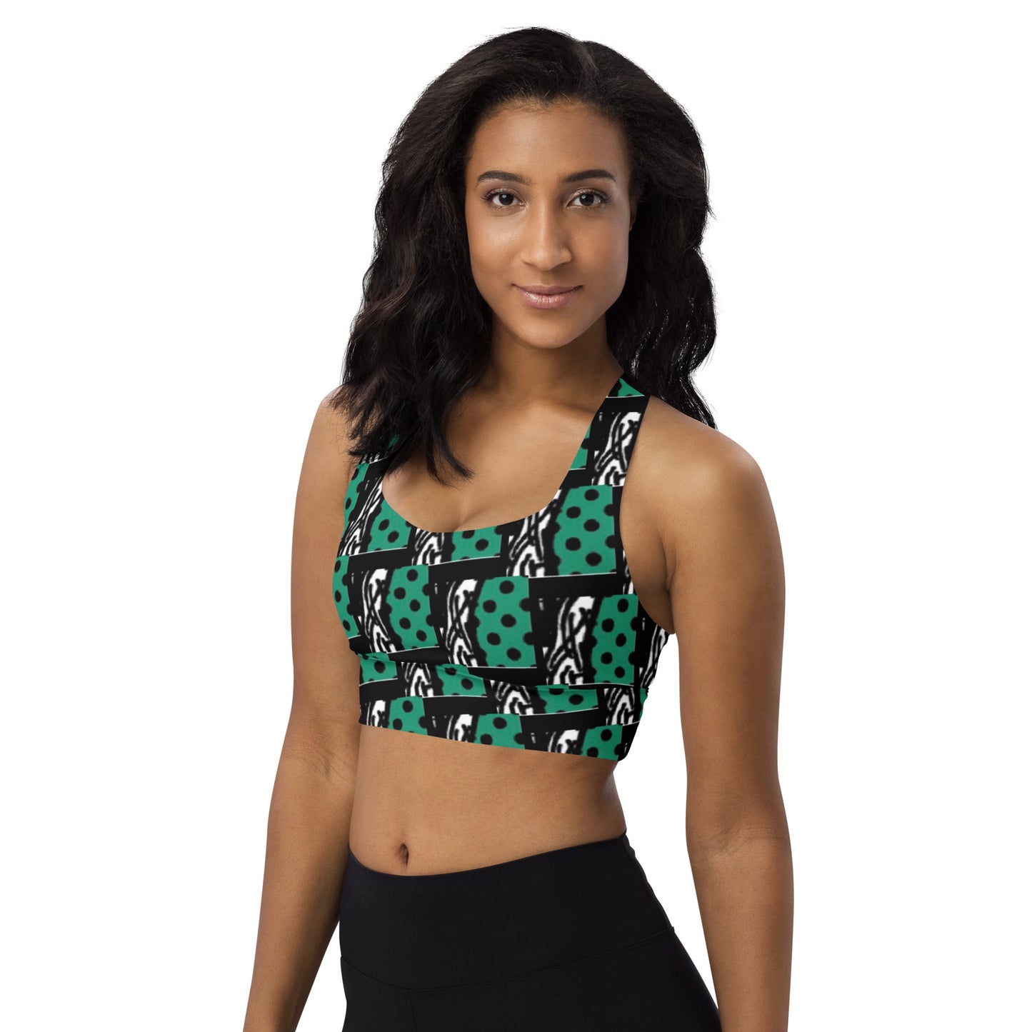 Dice Head sports bra