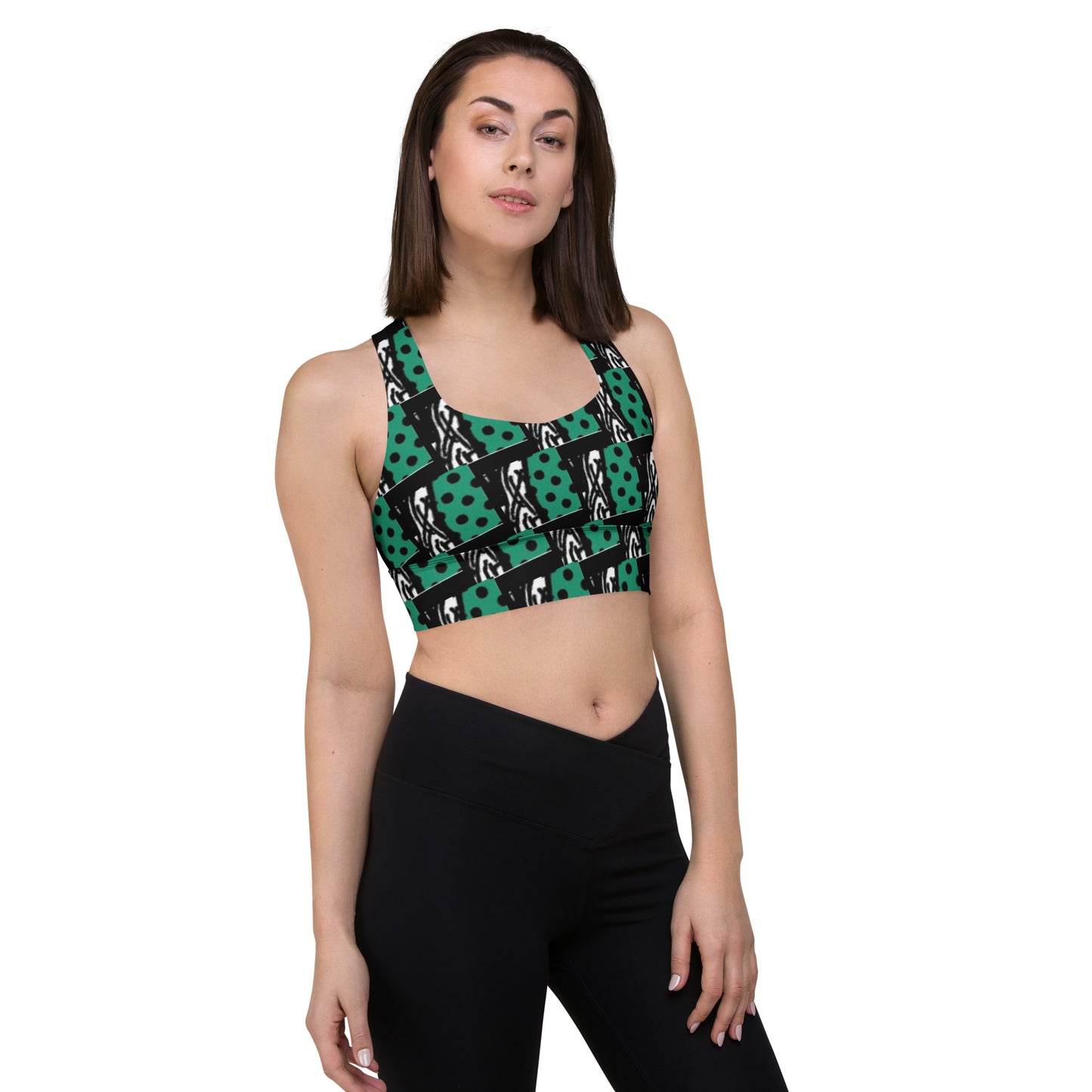 Dice Head sports bra