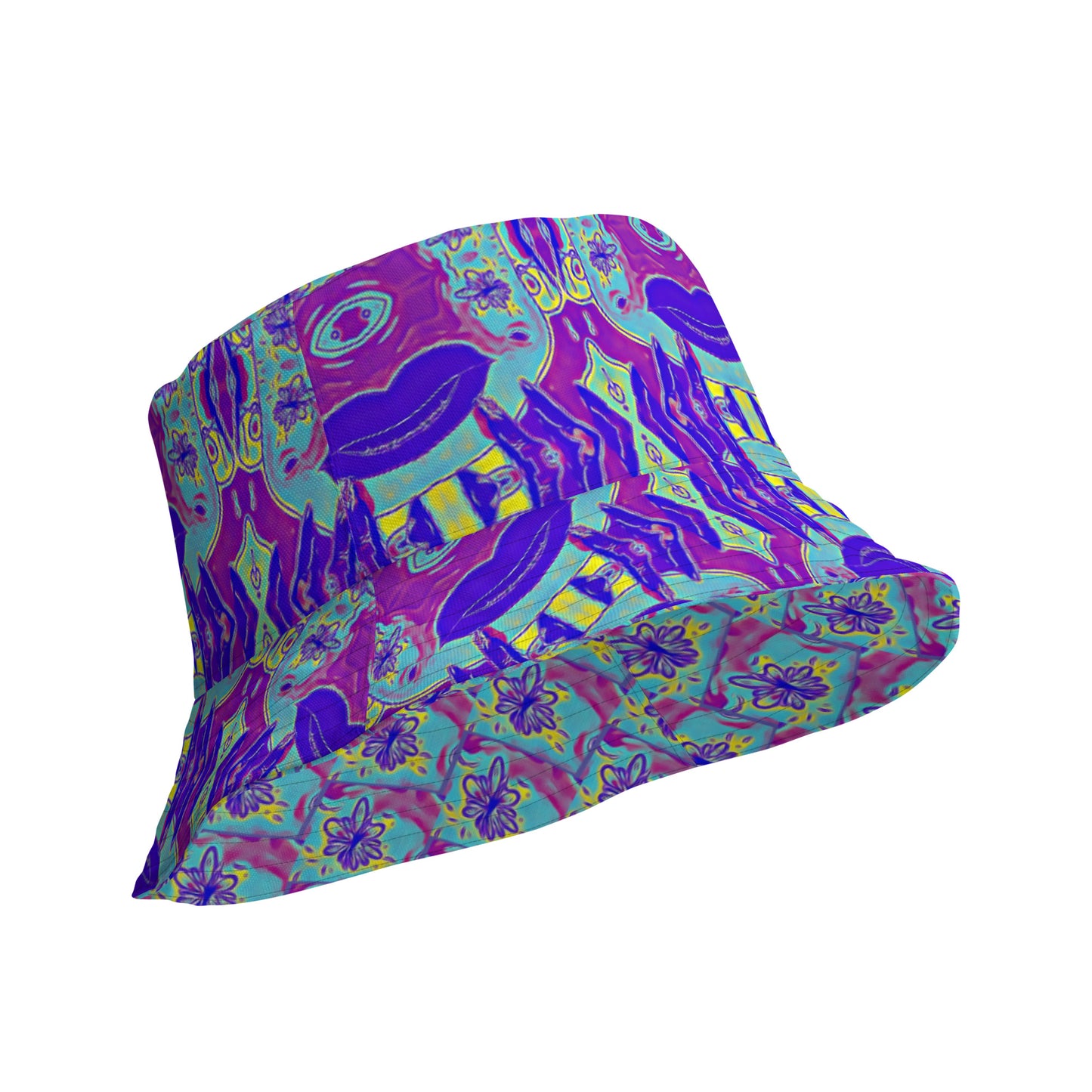 P Nailed It Reversible bucket hat