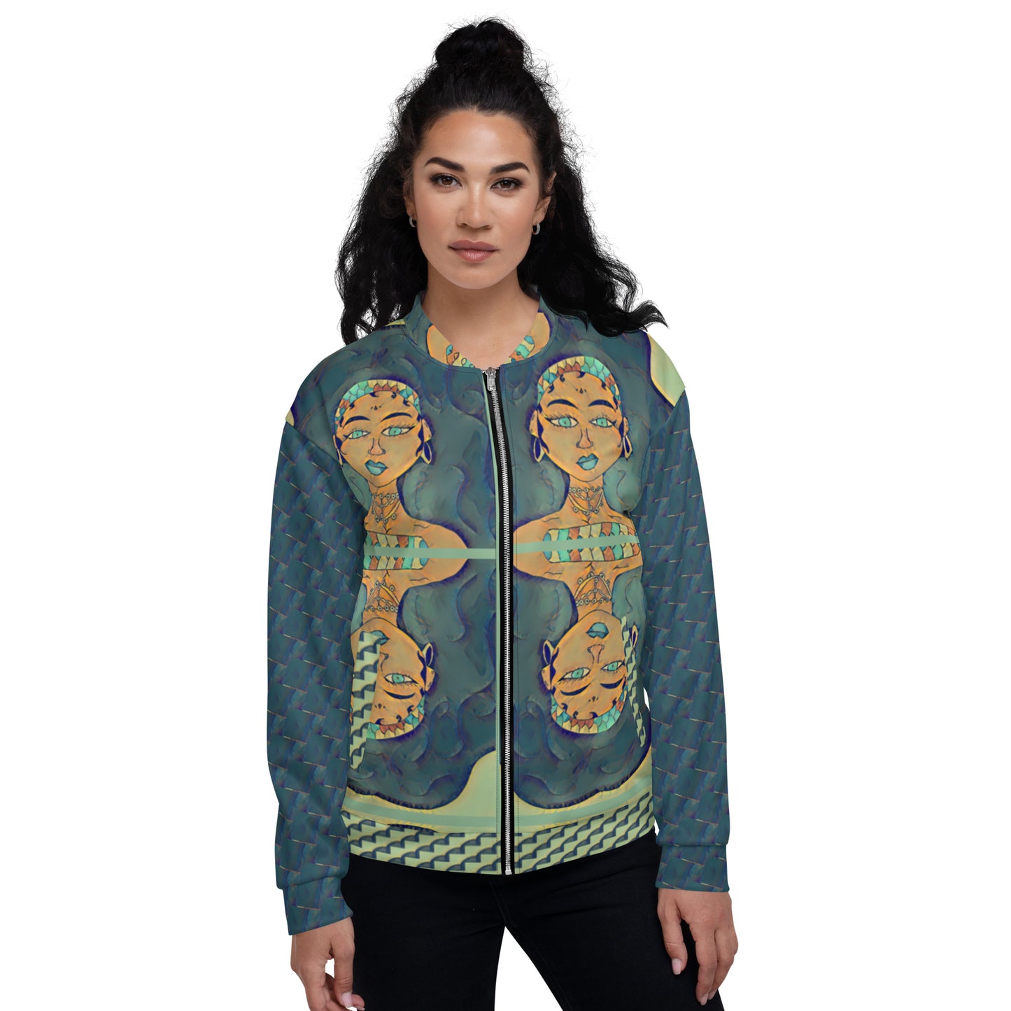 Queen of the Sea Unisex Bomber Jacket