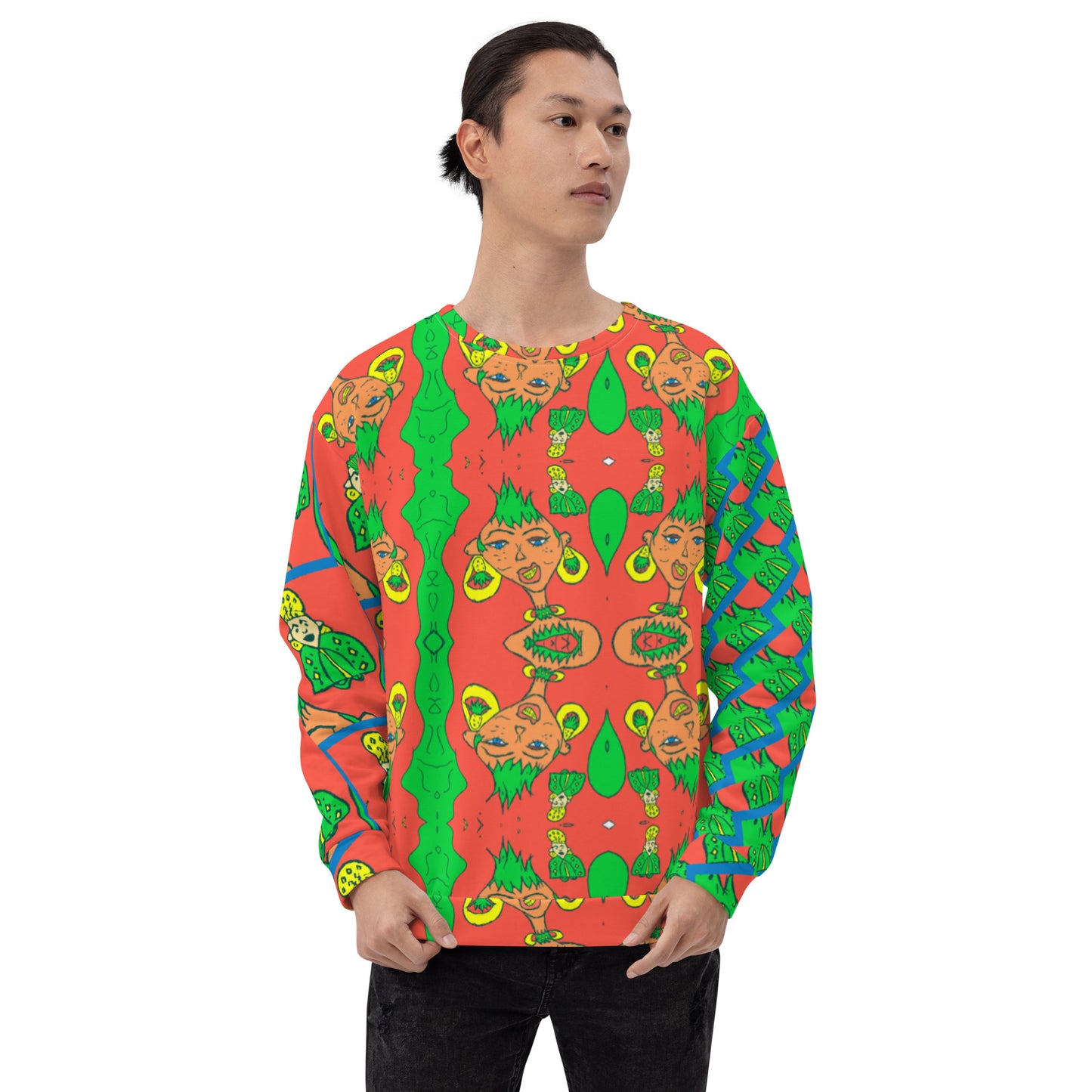 Strawberry Trippy Heaux Unisex Sweatshirt