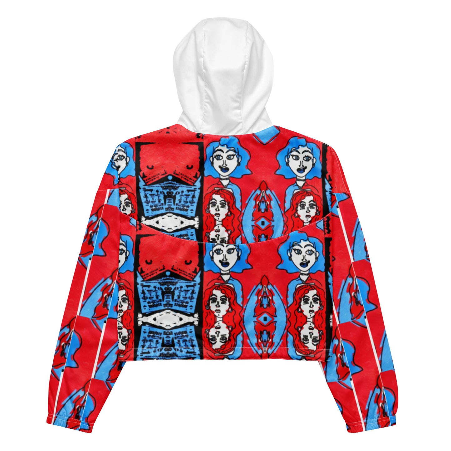 P Double Up cropped windbreaker