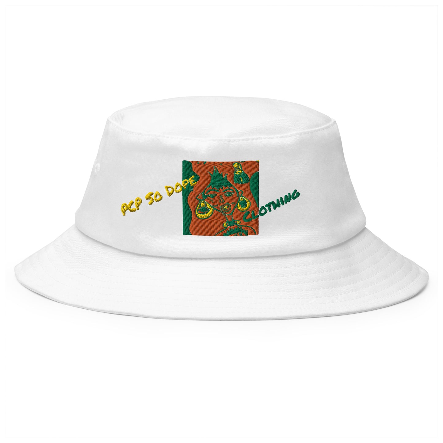 Strawberry Trippy Heaux Old School Bucket Hat