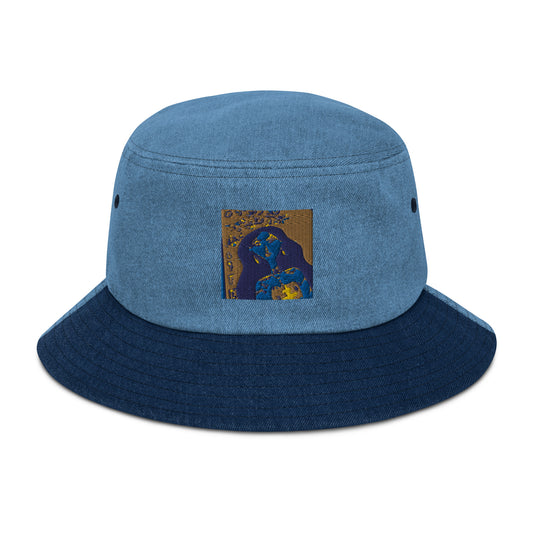 Ava Skyes Denim bucket hat