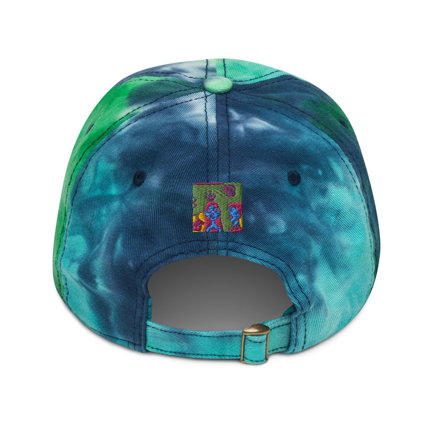 Polka P Tie dye hat