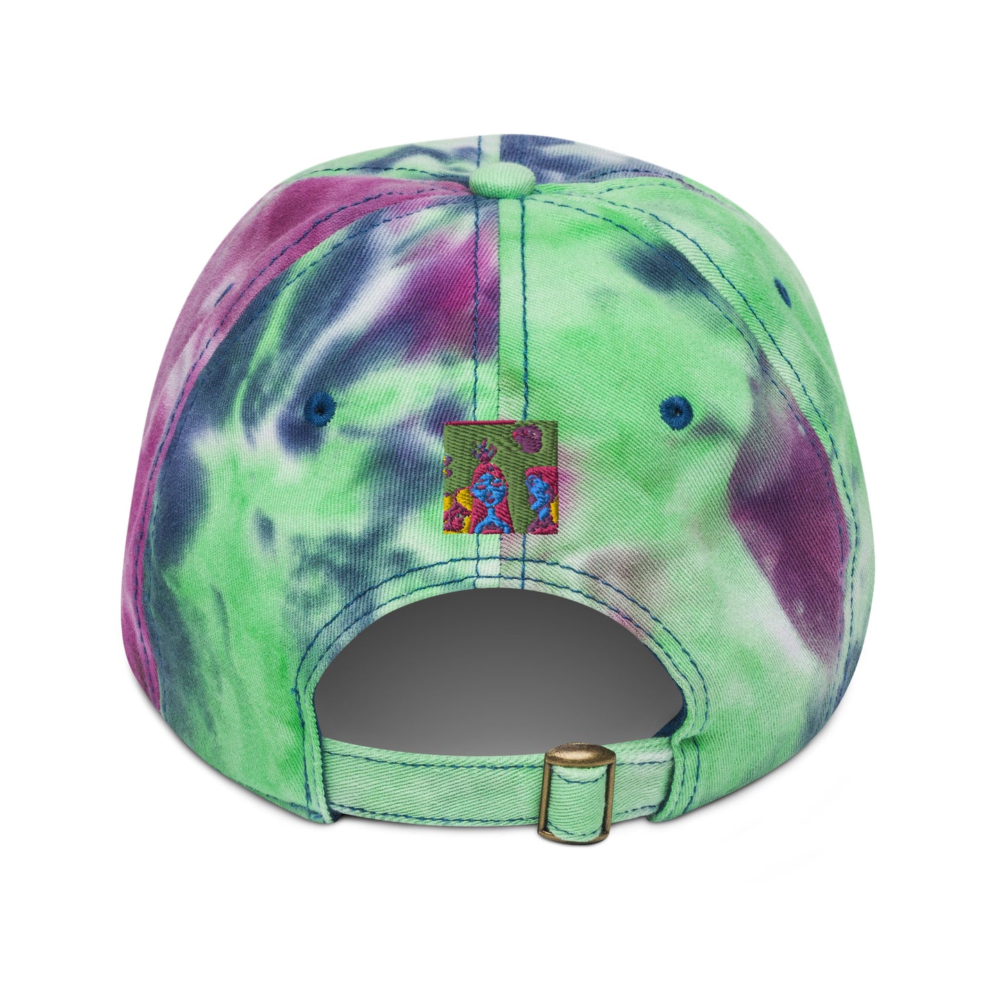 Polka P Tie dye hat