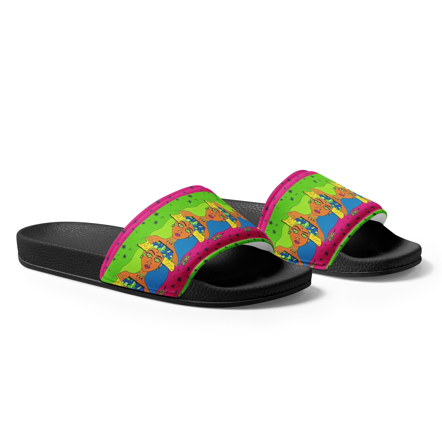 Rainbeauxs Women's slides