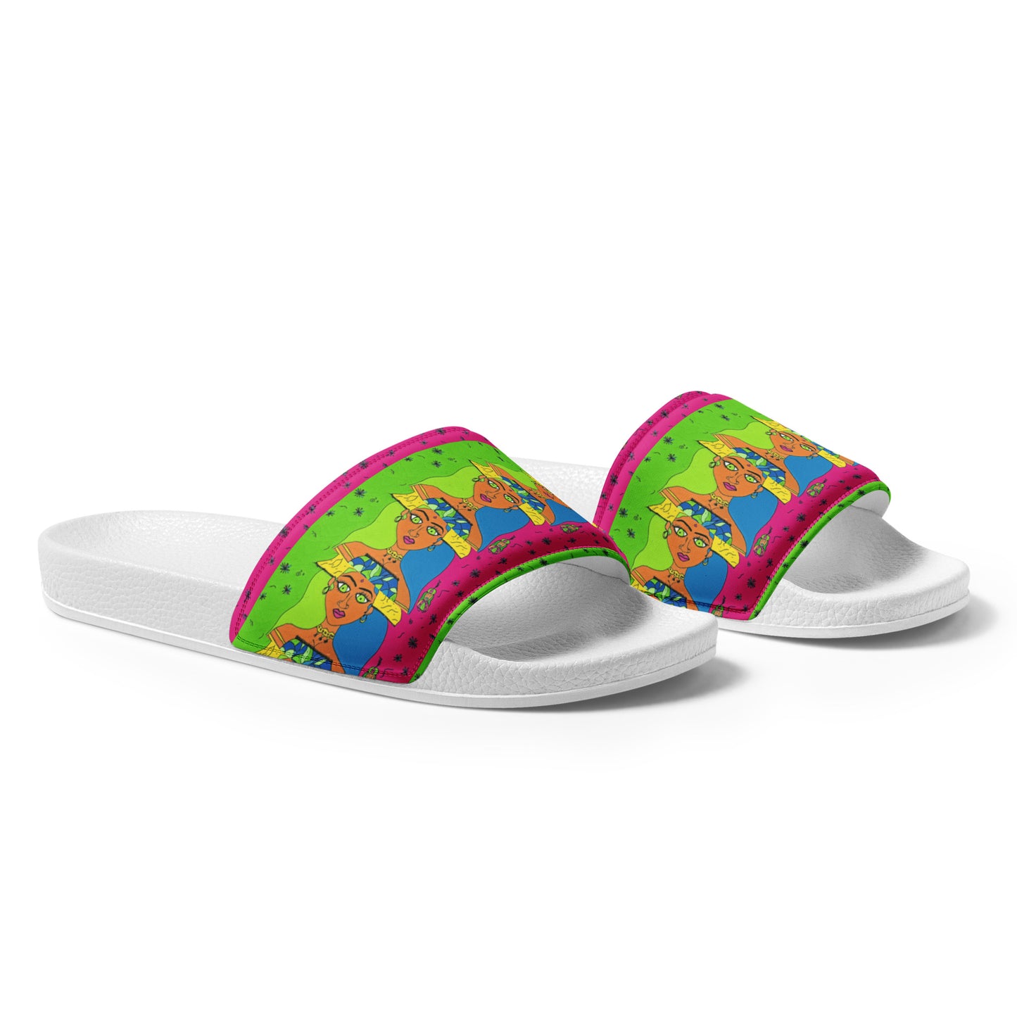 Rainbeauxs Women's slides